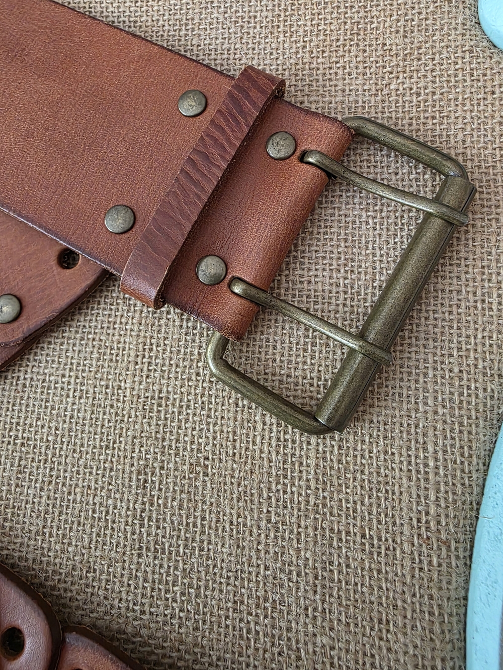 Gail Labelle Vintage Leather Belt 1970s–1990s - Picture 14 of 16